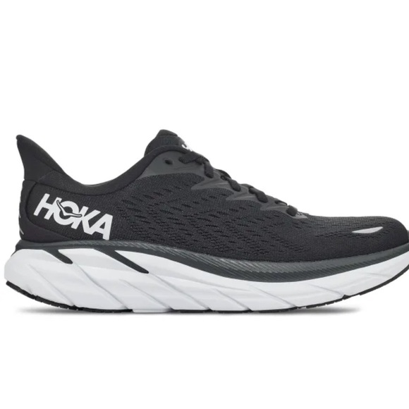 Hoka Shoes Hoka Clifton 8 Running Shoe Blackwhite 7 Poshmark